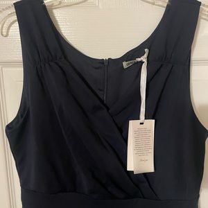 Grace Karin size L Navy sleeveless dress NWT